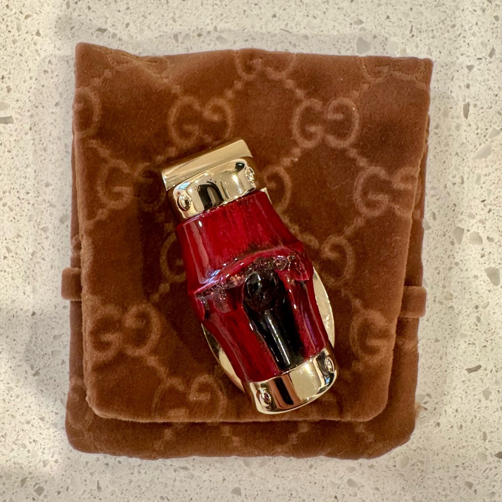 GUCCI Bamboo Money Clip - Picture 1 of 4